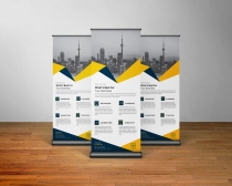 Business Agency Roll Up Banner Standee Template Screenshot 2