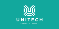 Unitech - Letter U Logo Template Screenshot 2