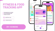 Fitness And Food Flutter Analytics App  Screenshot 1