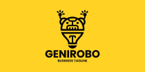 Genius Robot Logo Template Screenshot 2