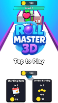Roll Master 3D - Hyper Causal Mobile Unity Game Screenshot 1