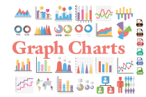 Graph Chart Vector Icons - Flat Data Visualization Screenshot 4
