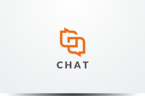 Double Chat Logo design vector template v.02 Screenshot 1