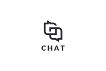 Double Chat Logo design vector template v.02 Screenshot 3
